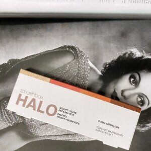 Smashbox Halo Sculpt Contour, Blush, and Highlight Palette - Coral Saturation